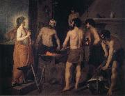 Diego Velazquez Forge of Vulcan painting